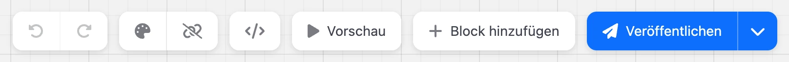 Leiste über der Karte