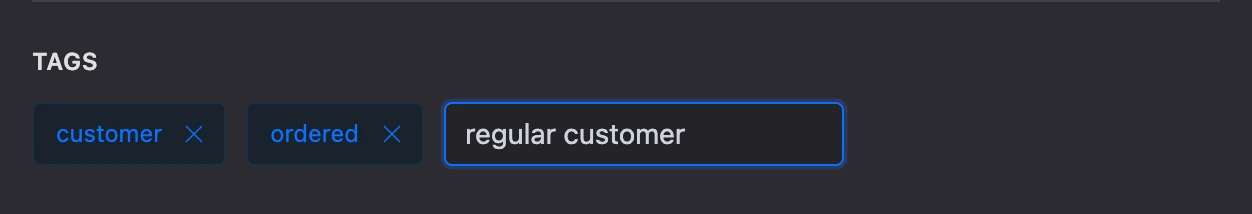 Contact tags and the new tag field