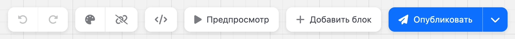 Панель над картой