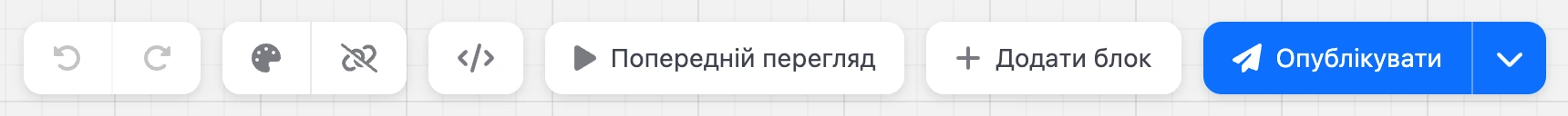 Панель над картою